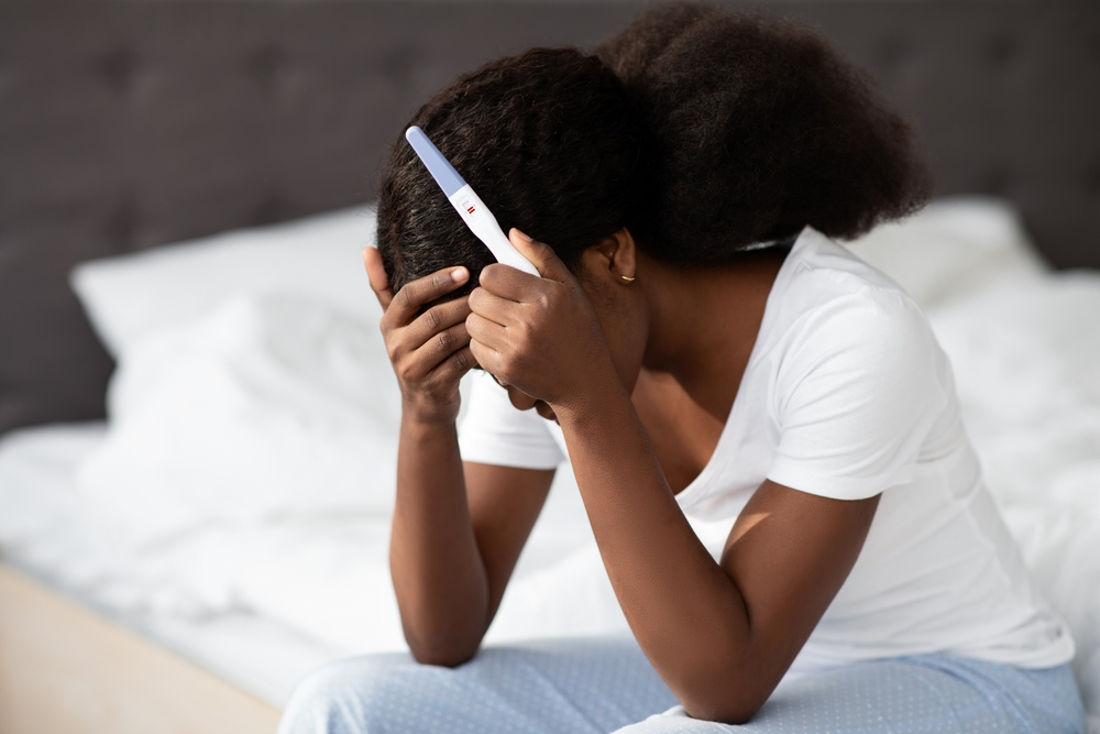 Unwanted pregnancy concept